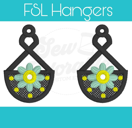 FSL Hanging Flower Earrings
