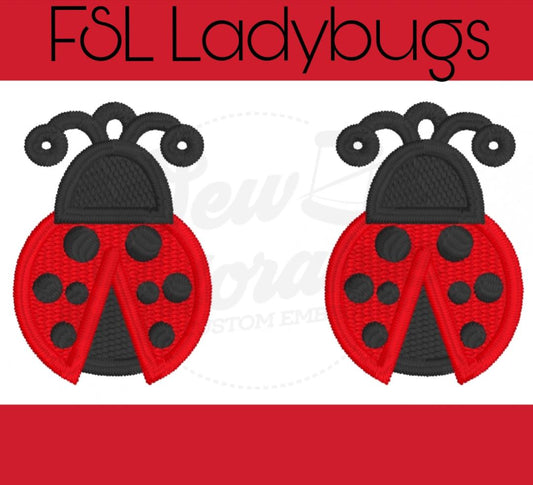 FSL Ladybug Earrings