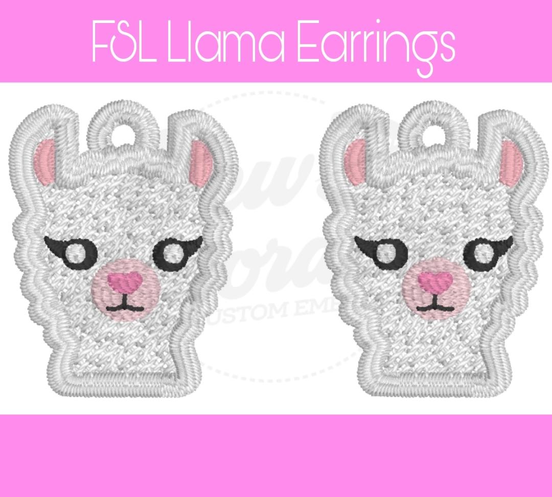 FSL Llama Earrings