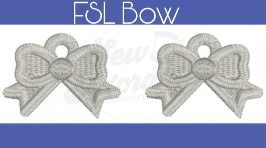 FSL Mini Bow Earrings
