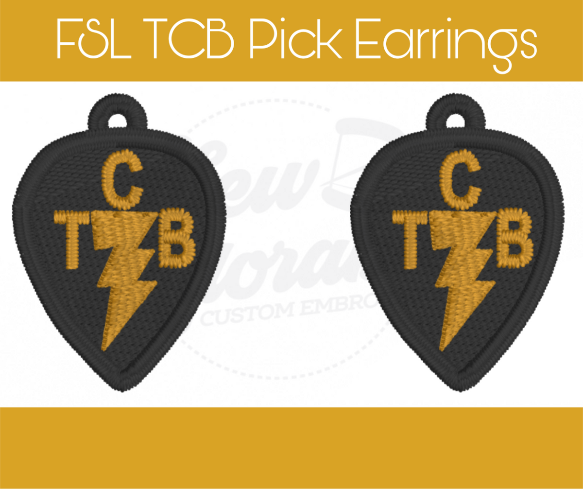 FSL TCB Pick Earrings