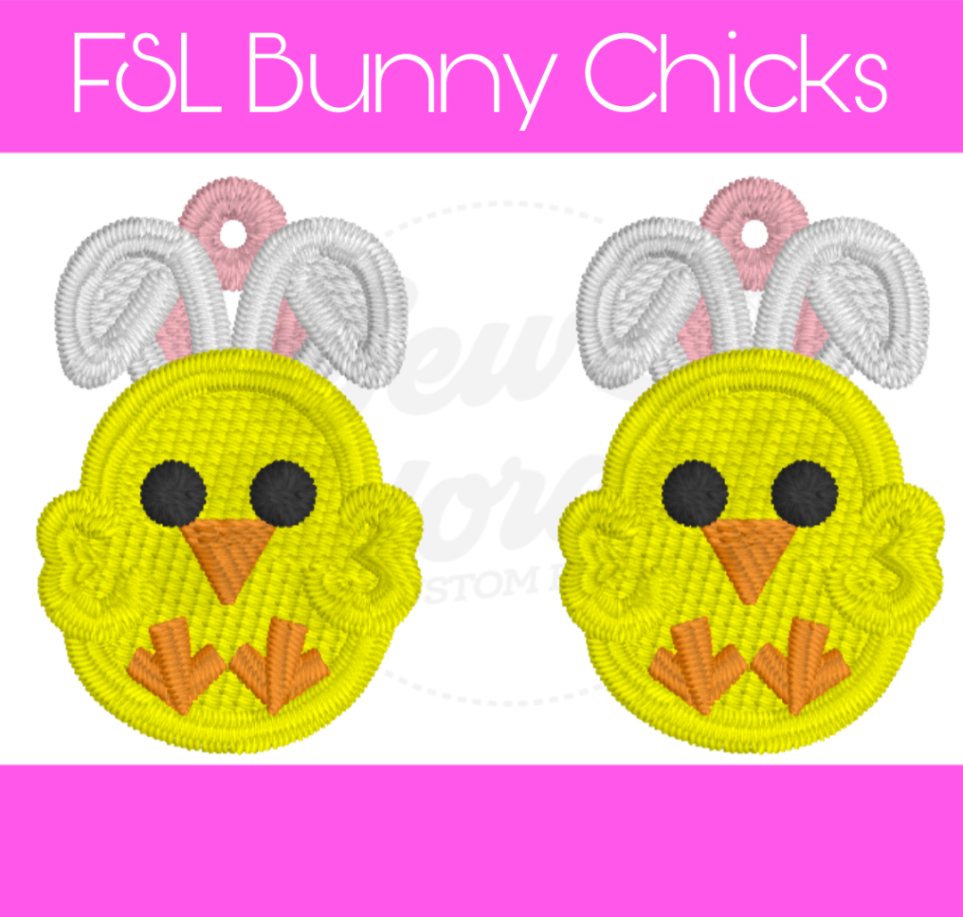 FSL Bunny Chick Earrings