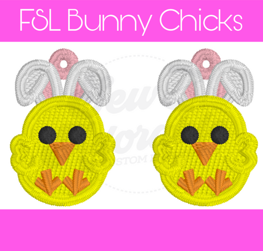 FSL Bunny Chick Earrings