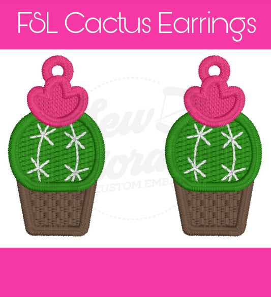 FSL Cactus Earrings