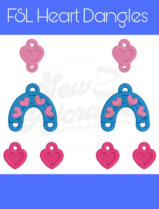 FSL Heart Arch Earrings