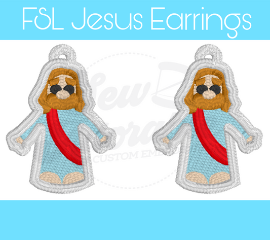 FSL Jesus Earrings