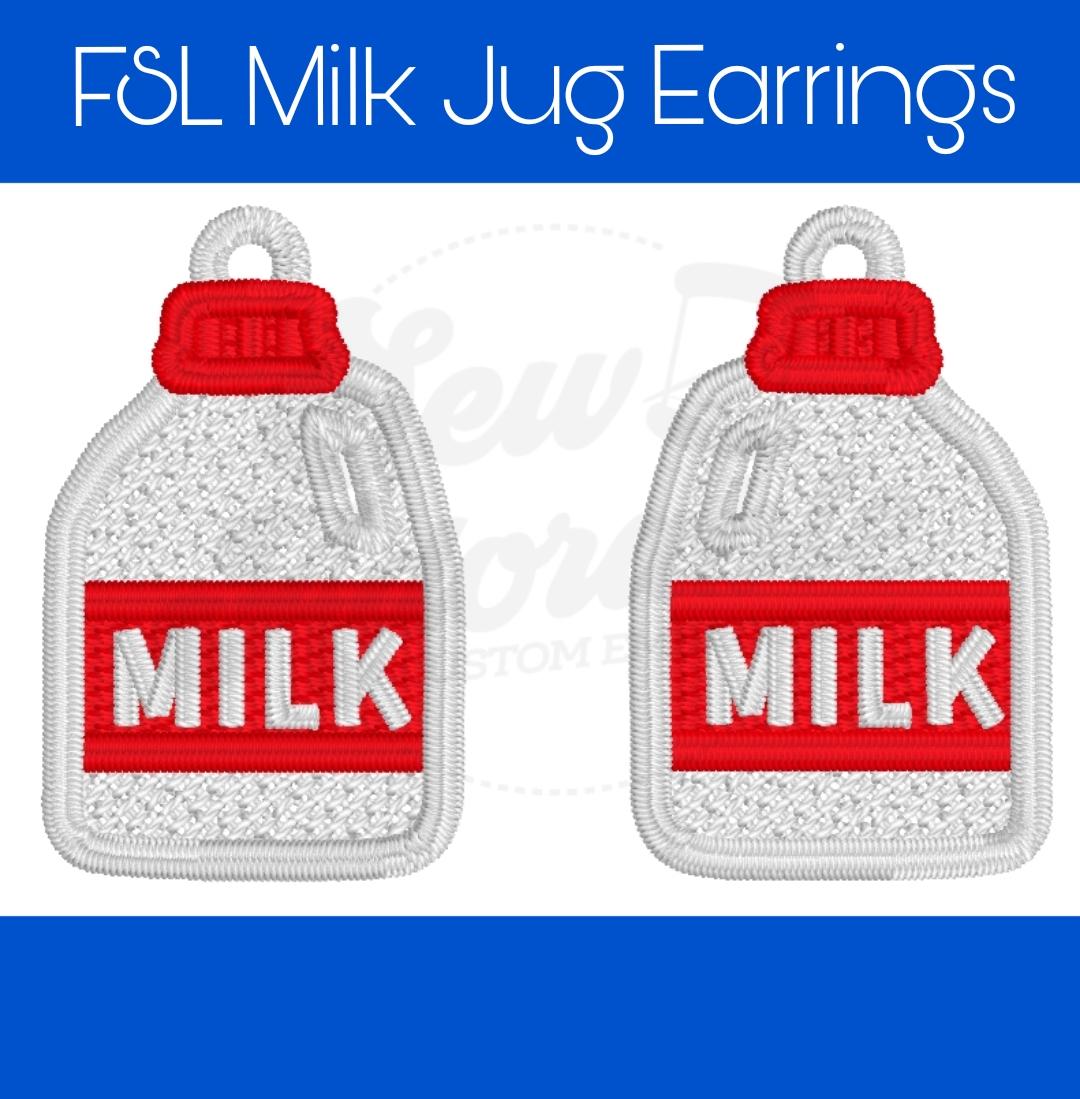 FSL Milk Jug earrings