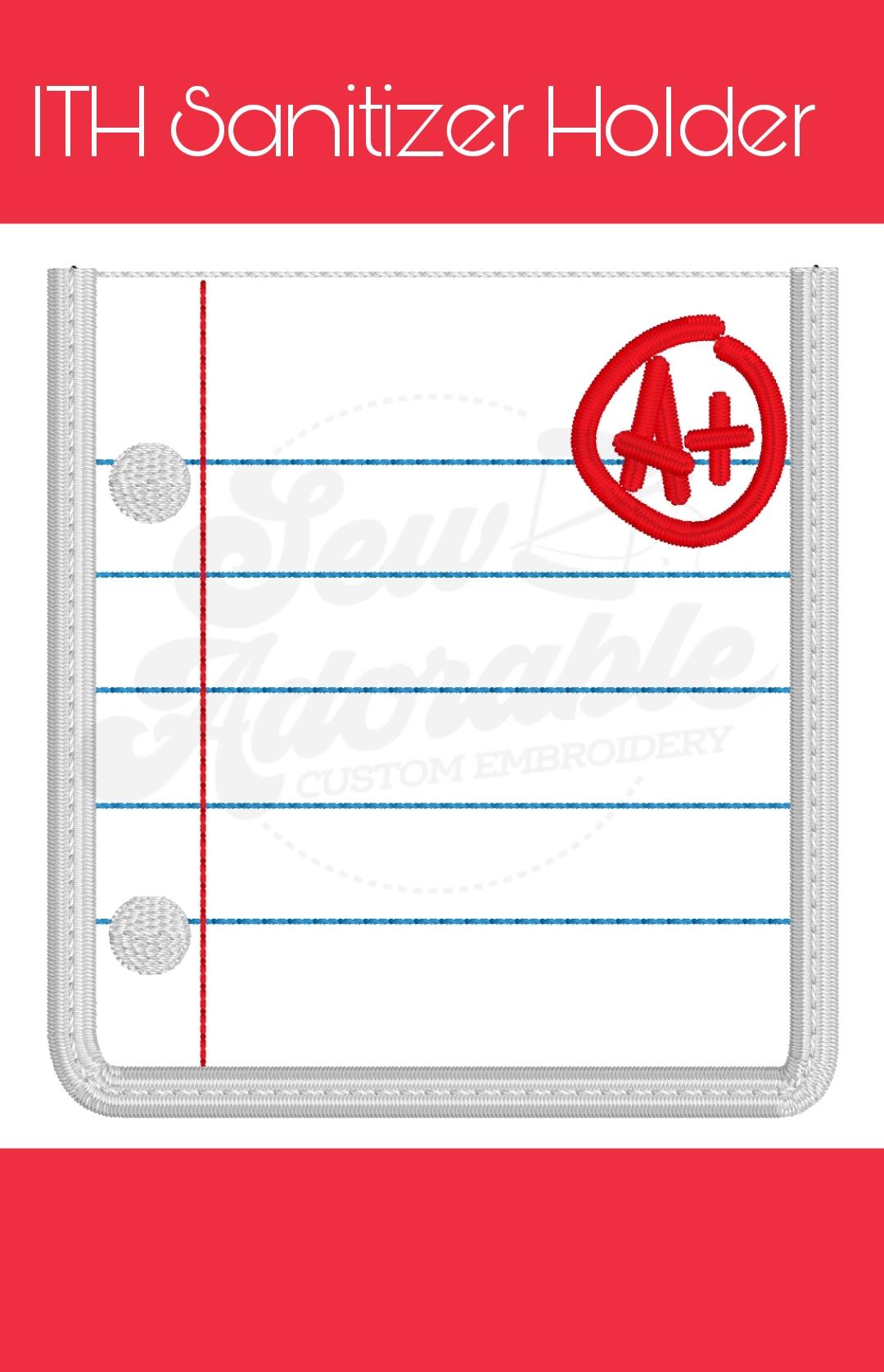 ITH - Sanitizer Spray Holder Notebook - TOUCHLAND