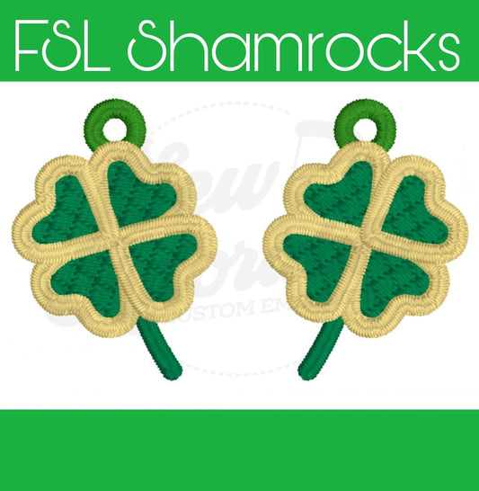 FSL Shamrock Earrings