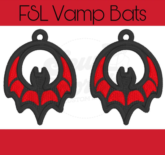 FSL Vampire Bat Earrings