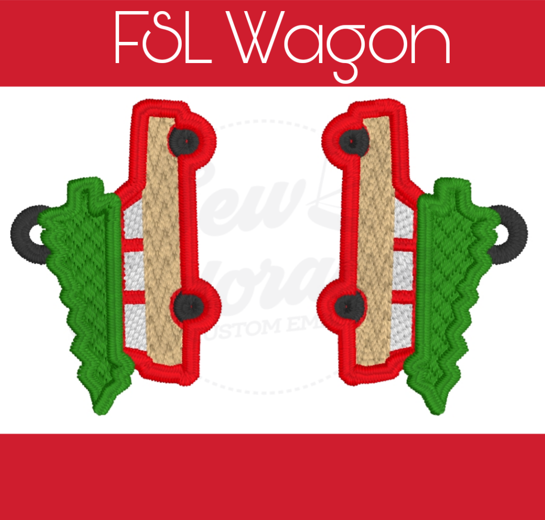 FSL Christmas Wagon Earrings - National Lampoon