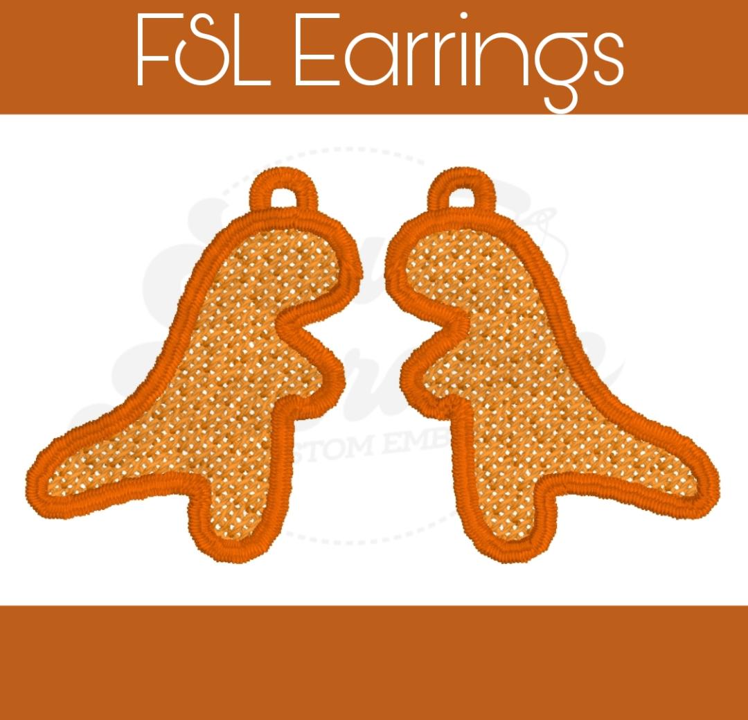 FSL Dino Nug 1 Earrings