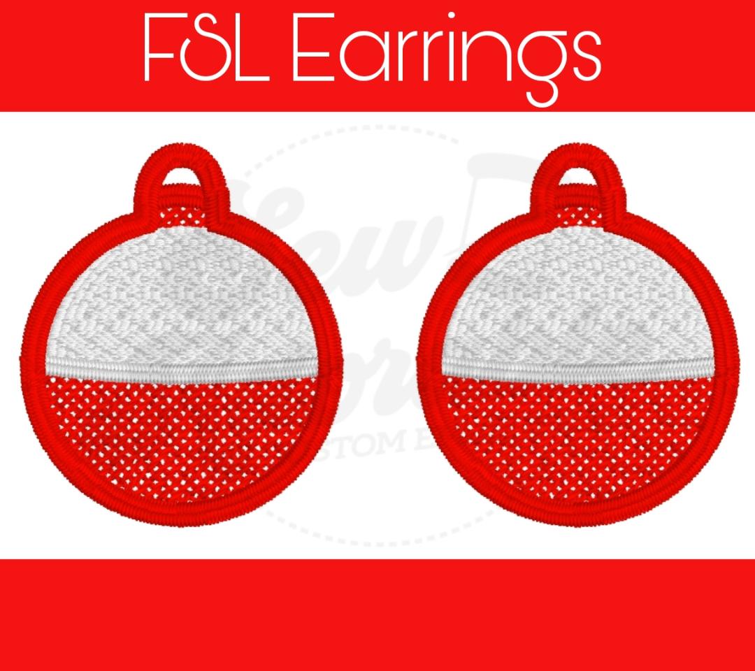 FSL Fishing Bobber Earrings