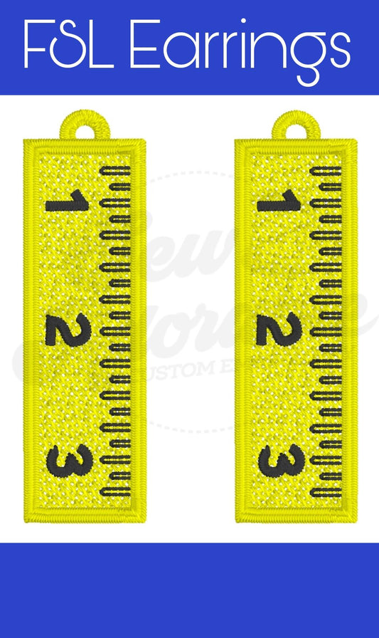 FSL Ruler Earrings