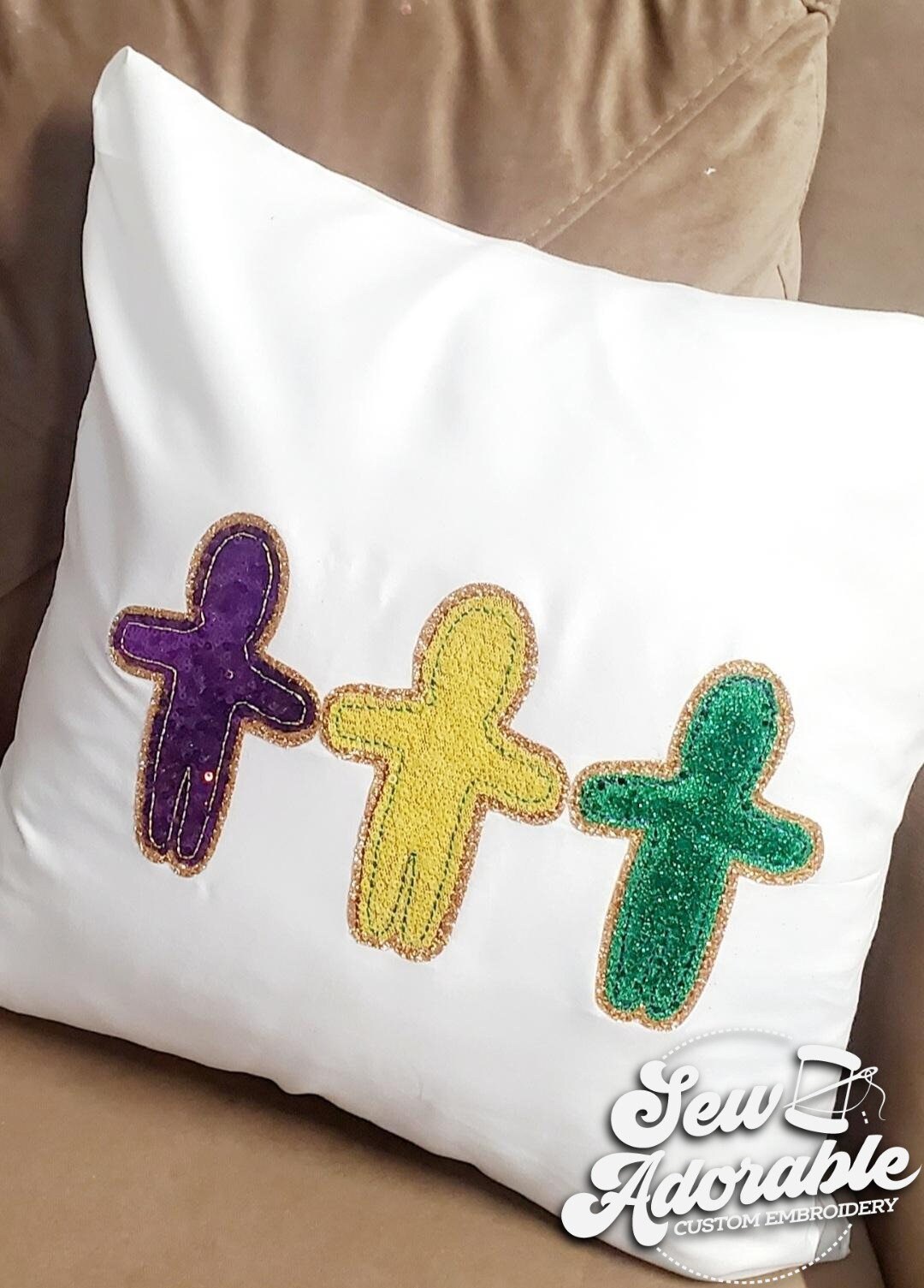 Double Stack King Cake Babies- Digital Design-Machine Embroidery