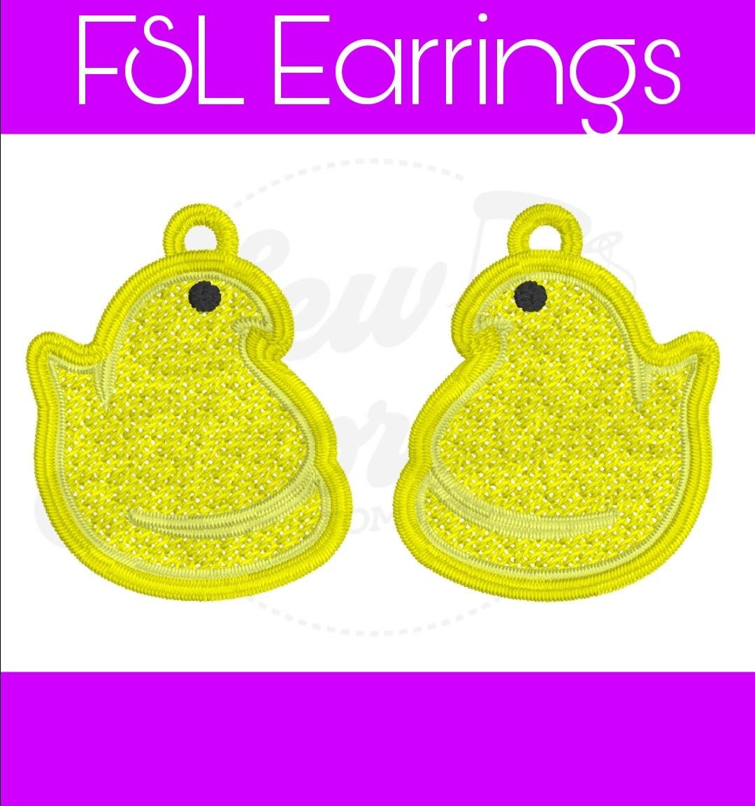 FSL Marshmallow Chicks-Digital Design-Machine Embroidery