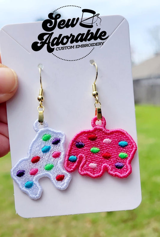 FSL Animal Cookie Earrings