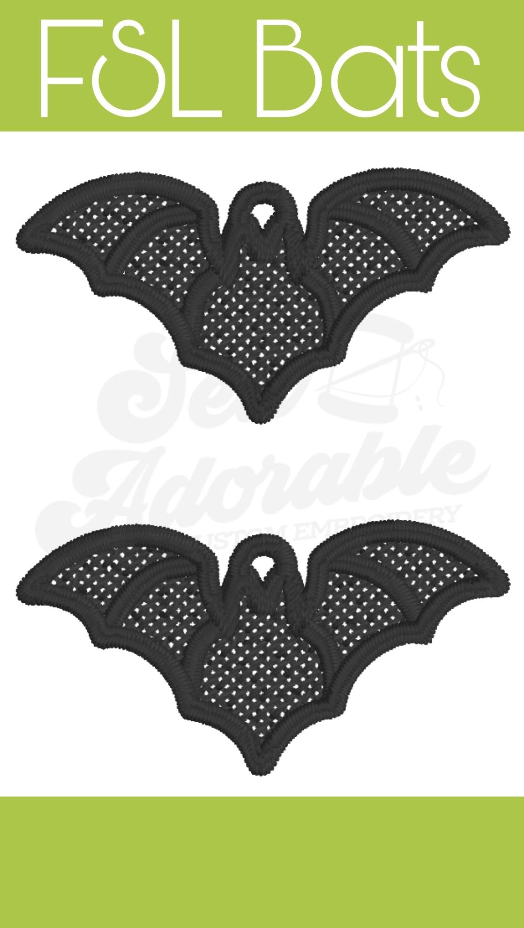 FSL Bat Earrings