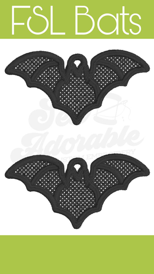FSL Bat Earrings