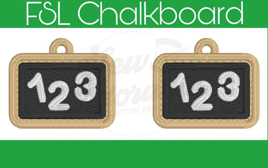 FSL School Chalkboard Earrings Bundle