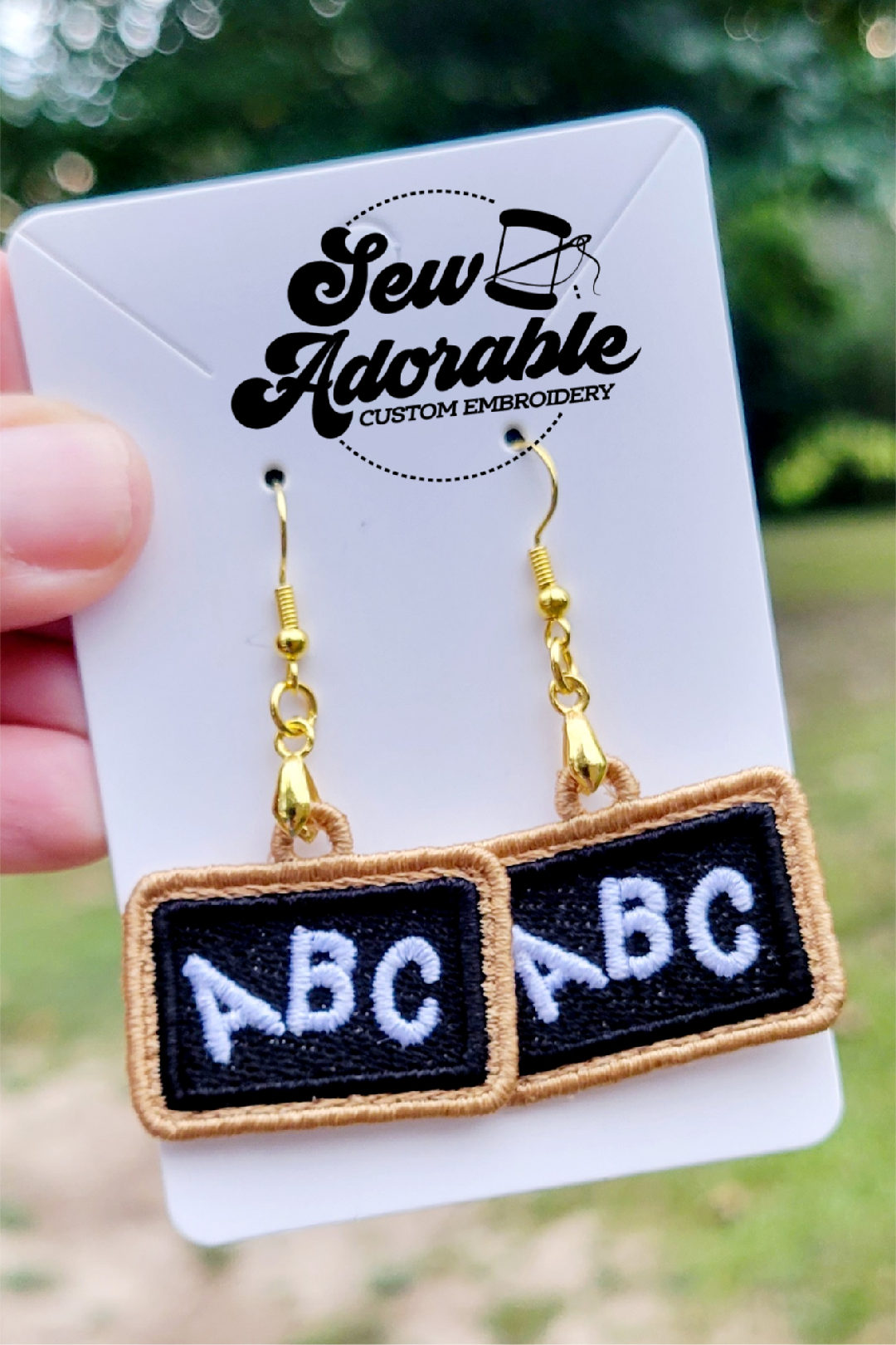 FSL School Chalkboard Earrings Bundle