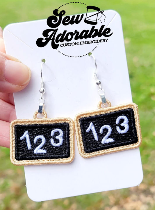 FSL School Chalkboard Earrings Bundle