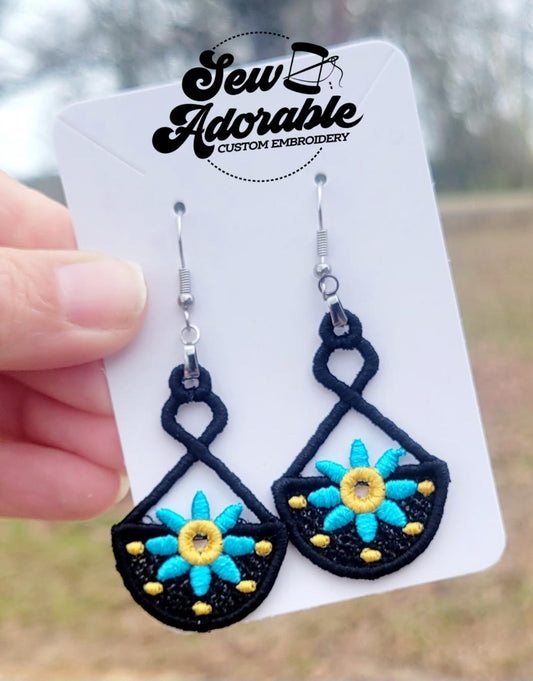 FSL Hanging Flower Earrings