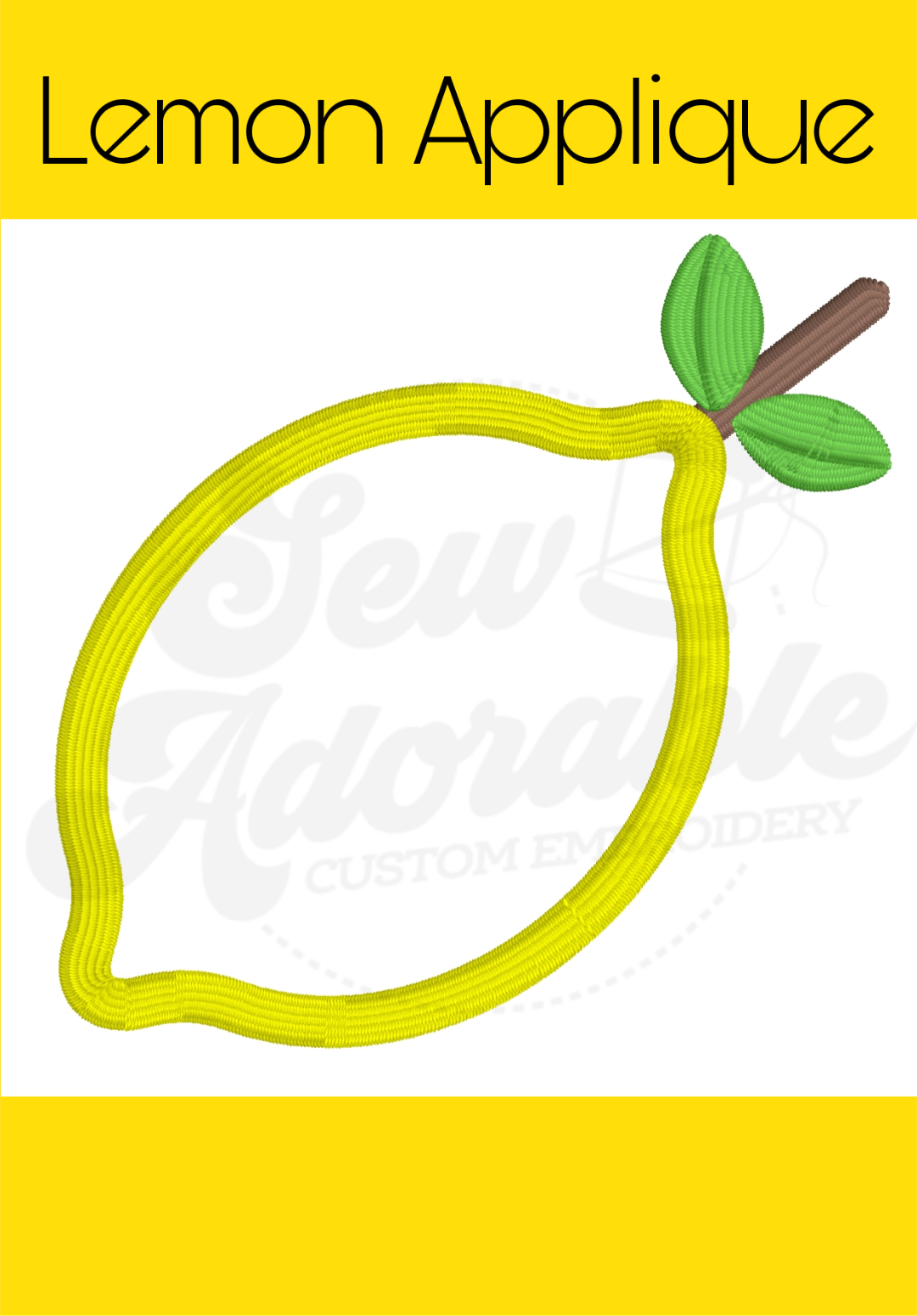 Lemon Applique