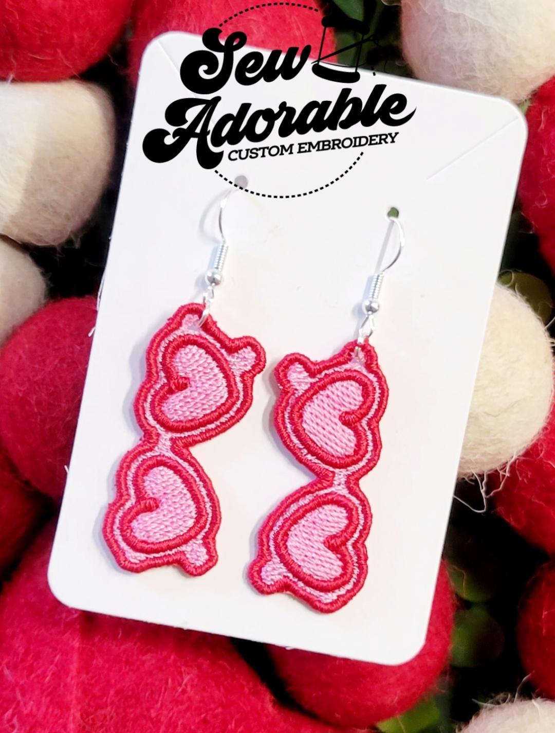 FSL Love Glasses Earrings