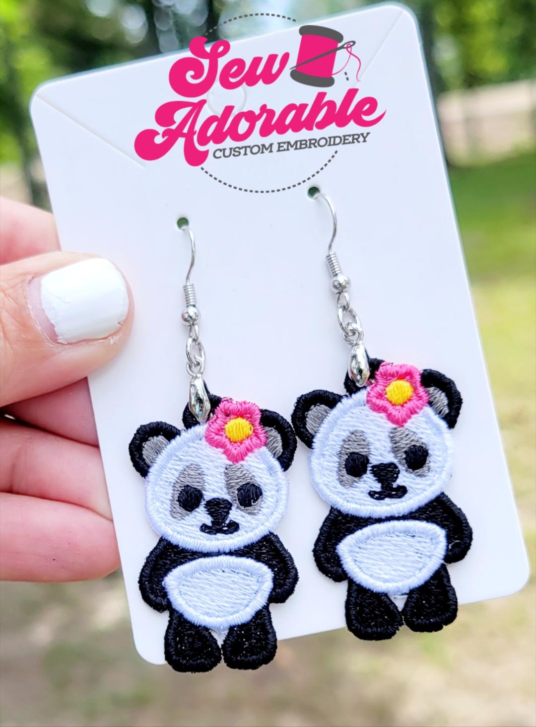 FSL Panda Earrings