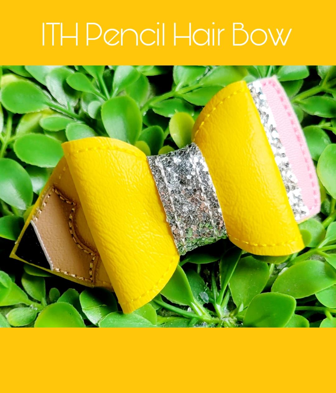 ITH Pencil Hair Bow