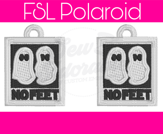 FSL Polaroid Ghost Earrings