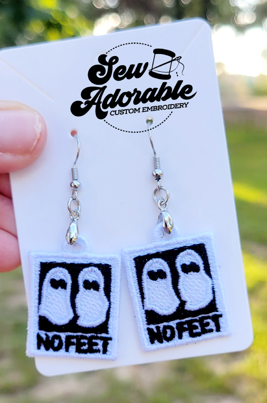 FSL Polaroid Ghost Earrings