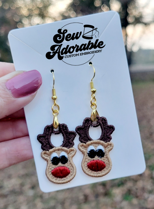 FSL Reindeer Earrings