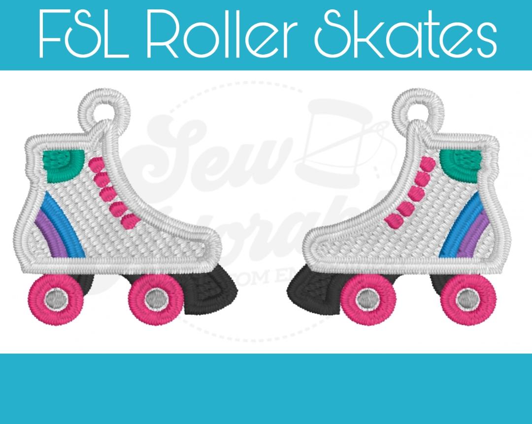 FSL Roller Skate Earrings