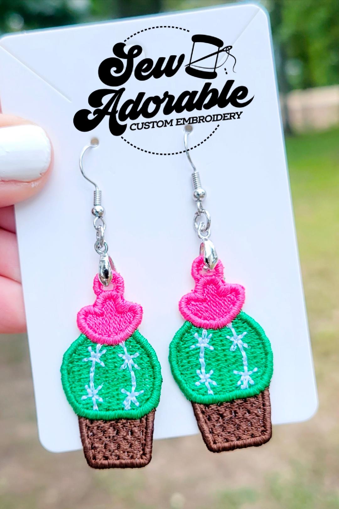 FSL Cactus Earrings