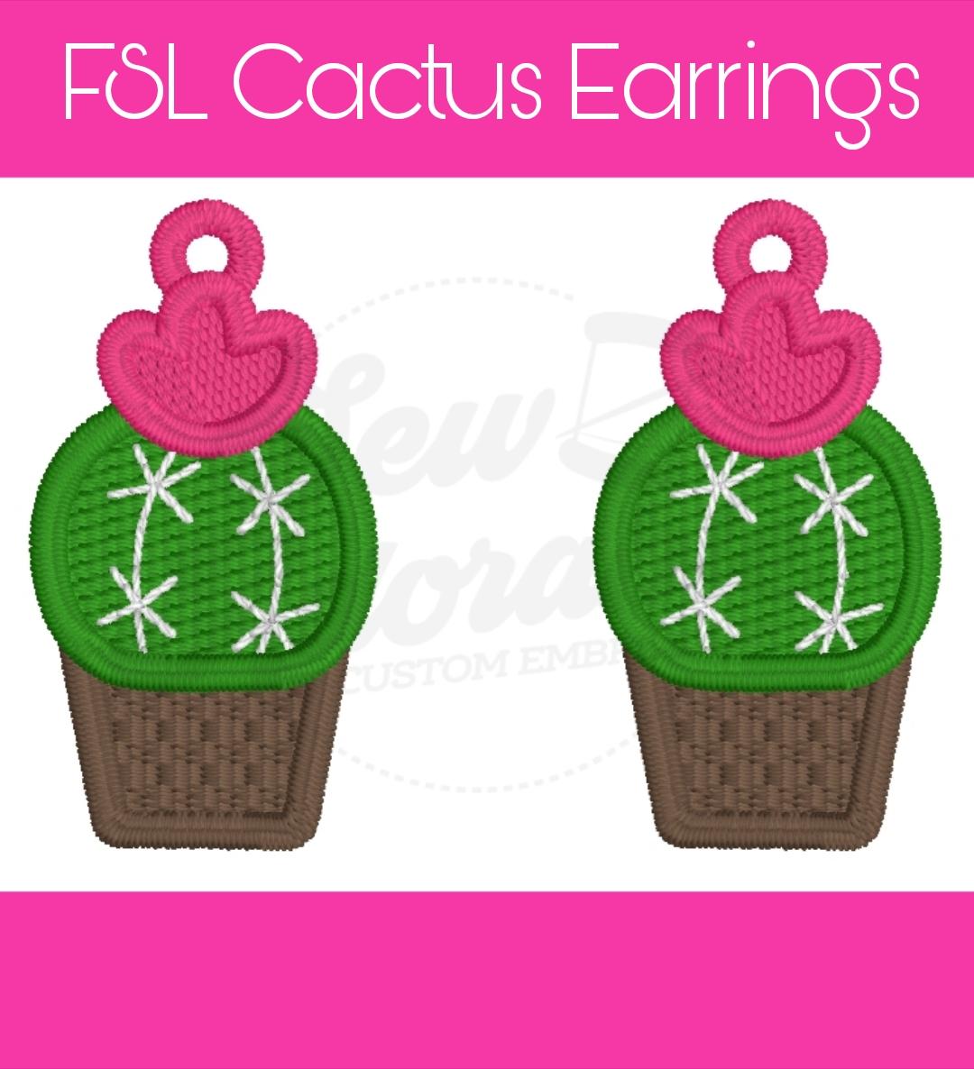 FSL Cactus Earrings