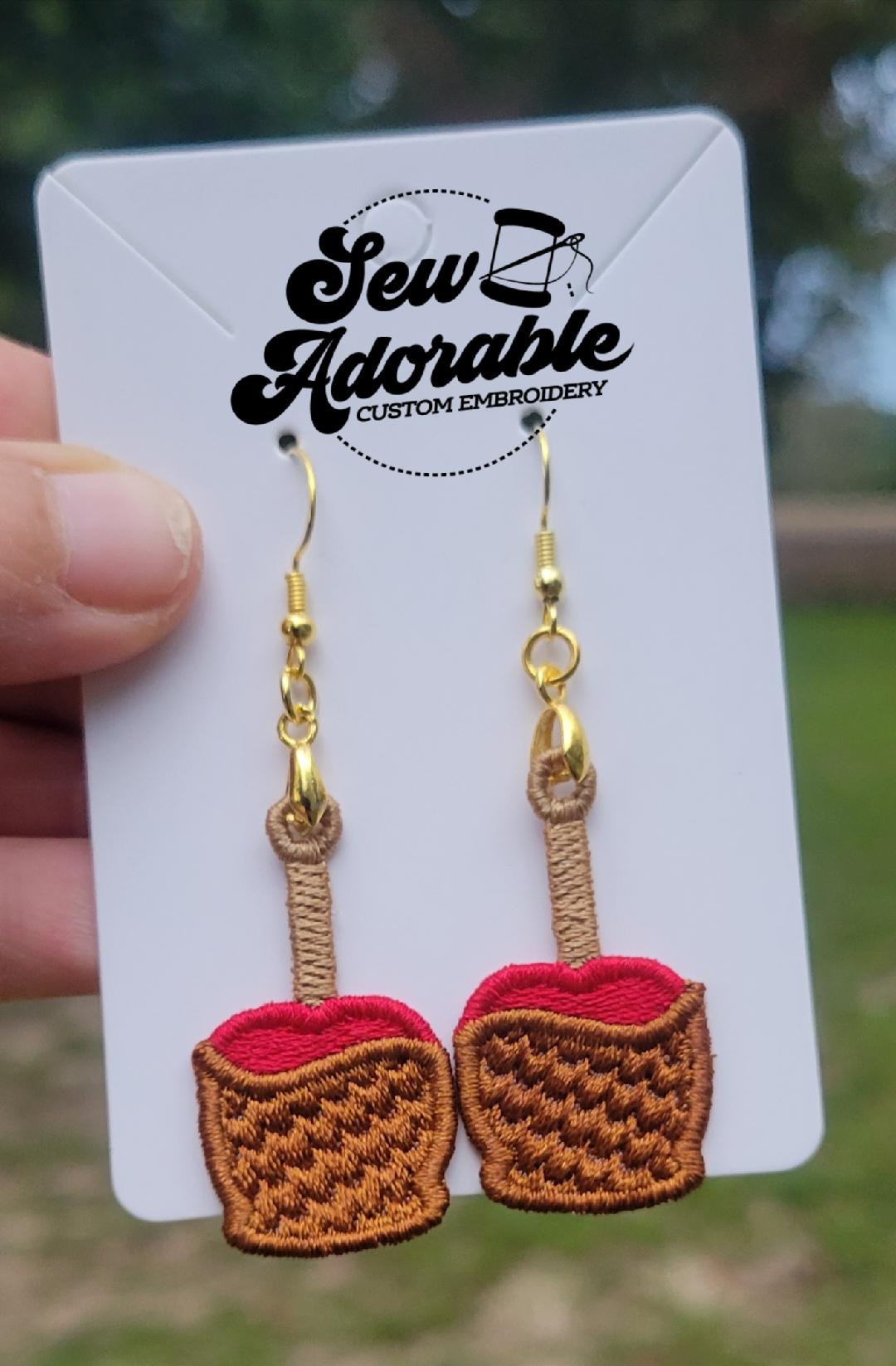 FSL Candy Apple Earrings