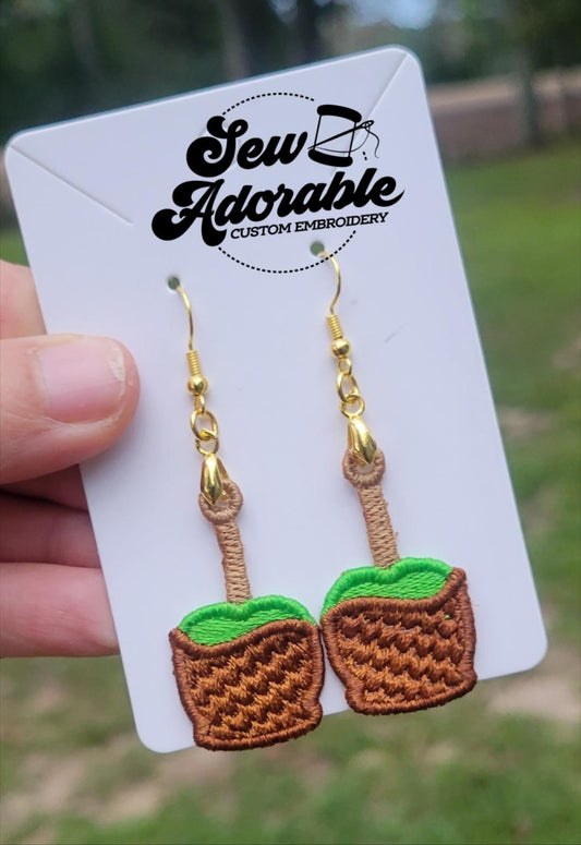FSL Candy Apple Earrings