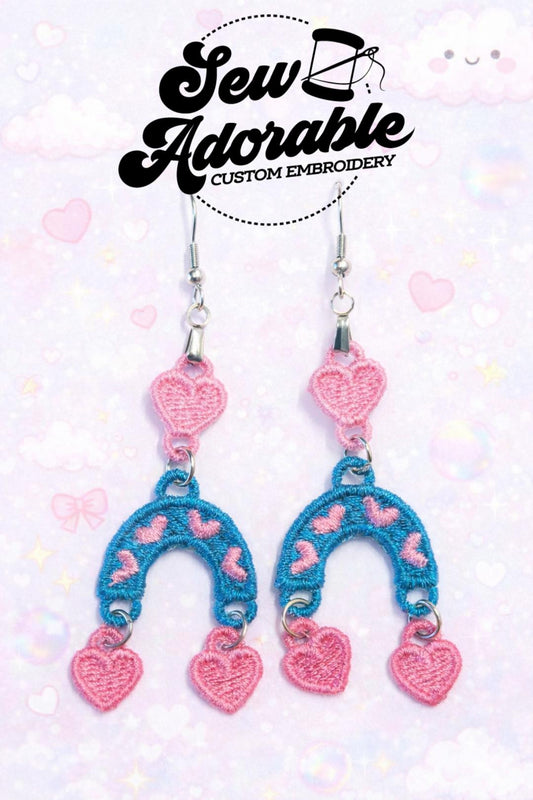 FSL Heart Arch Earrings