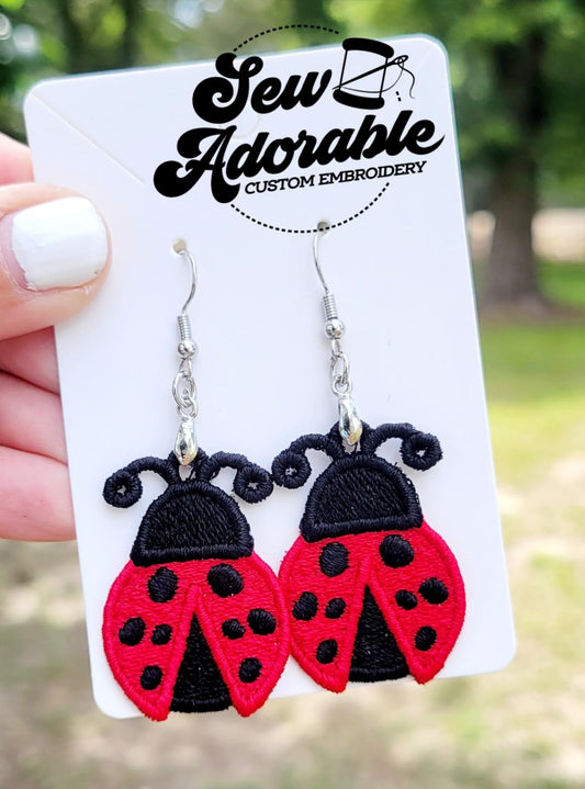 FSL Ladybug Earrings