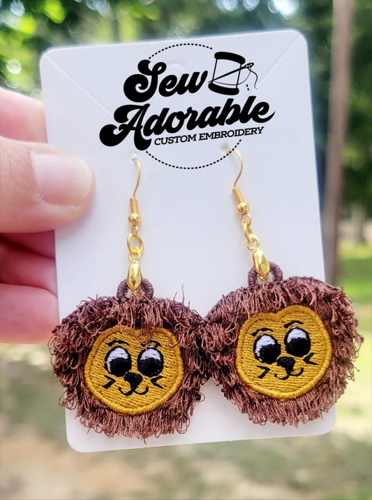 FSL Lion Fringe Earrings