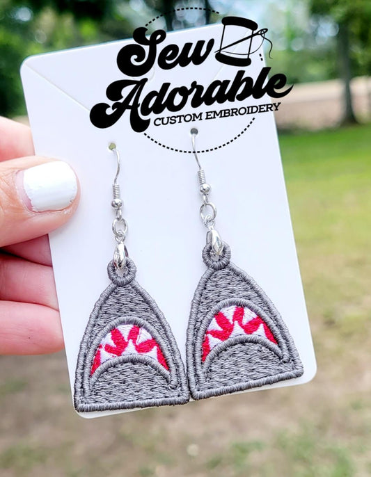 FSL Shark Earrings