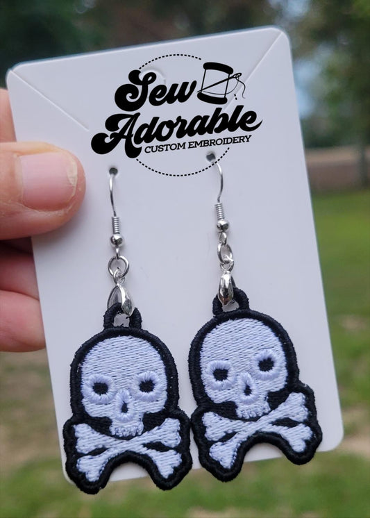 FSL Skull Bone Earrings