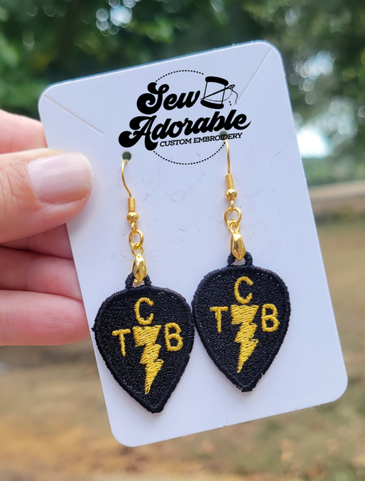 FSL TCB Pick Earrings