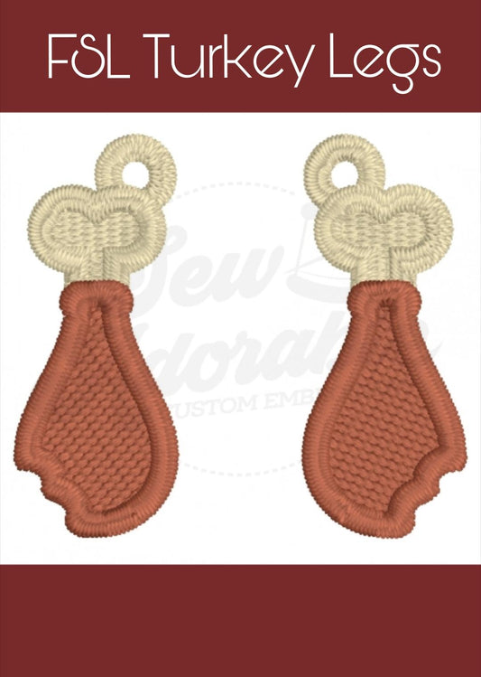 FSL Turkey Leg Earrings