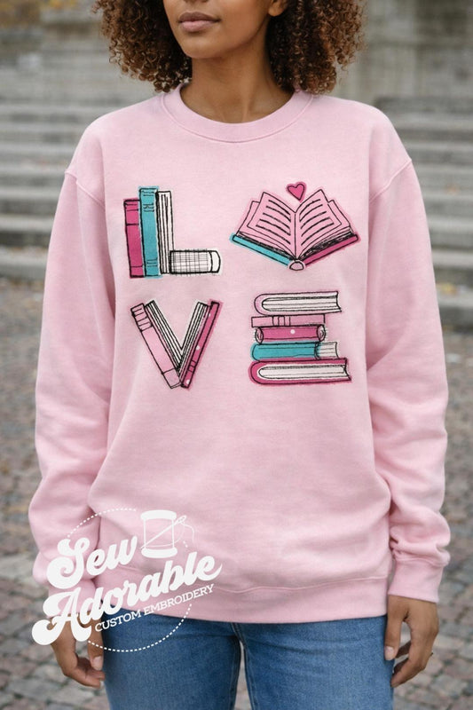 Book of Love Applique