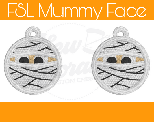FSL Mummy Face Earrings