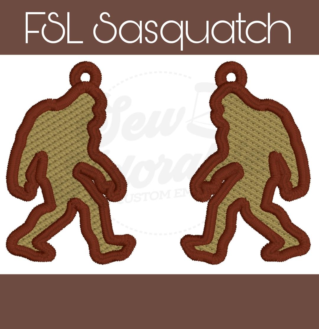 FSL Big Foot - Sasquatch Earrings