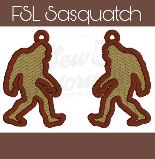 FSL Big Foot - Sasquatch Earrings